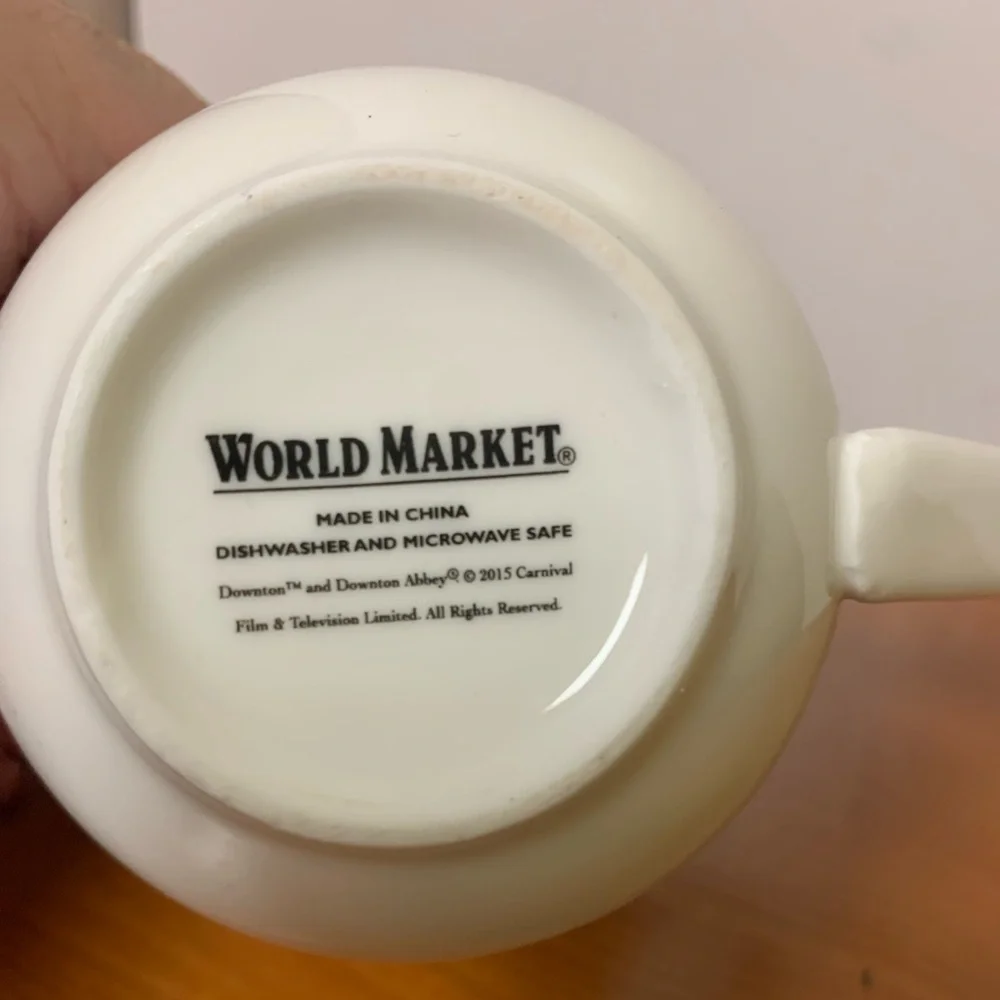 World‎ Market Downtown Abby Coffe/Tea Cup In Box